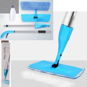 סבוני - חומרי ניקוי כלי ניקוי למטבח Magic Spray Mop Microfiber Cloth Floor Window Clean Mop Home Kitchen Bathroom