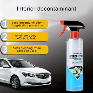 סבוני - חומרי ניקוי חומרי ניקוי לרכב Car Interior Cleaning Agent Velvet Fabric Leather Seat Cleaner Auto Detergent